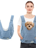 Pet Front Carrier Backpack - Waterproof Wind - Resistant Chest Bag for Dogs & Cats, Fits Pets up to 8.8 lb (4 kg) - PhishStones Products