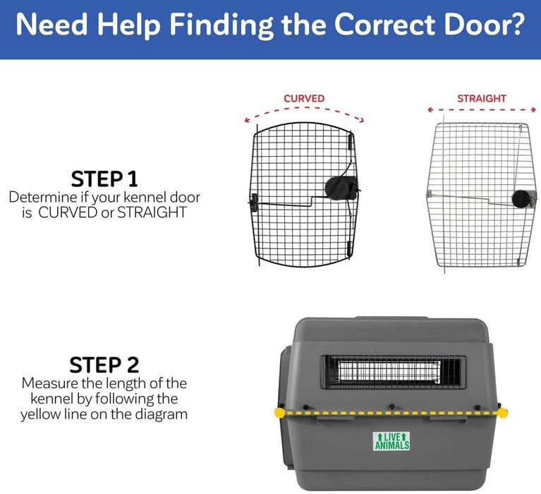Petmate RuffMaxx Kennel Replacement Door - Black - PhishStones Products