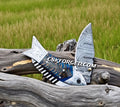 Pinecone Handle Fish Folding Pocket Knife 7" Damascus Steel Pocket Knife - PhishStones Products