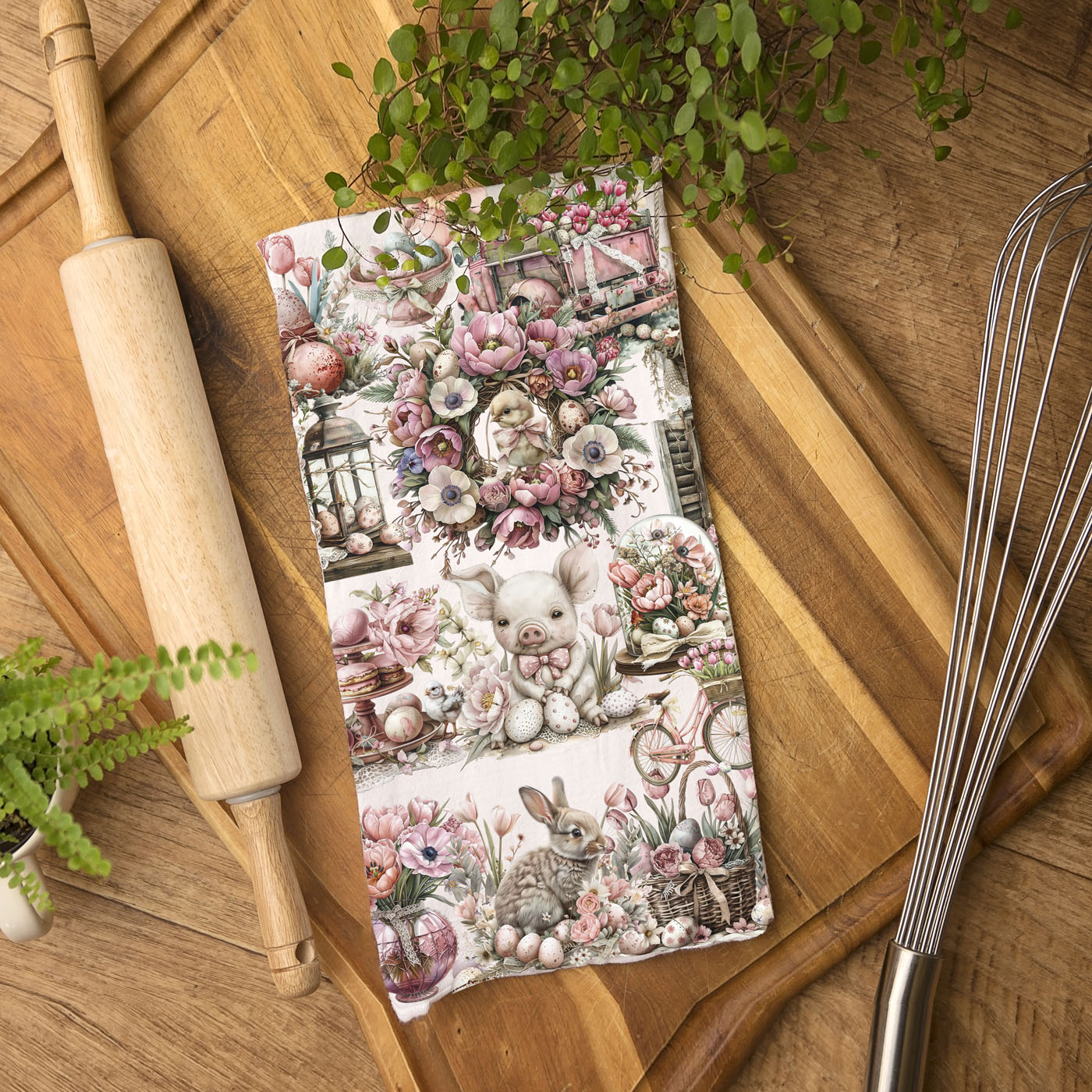 Rose Royal Easter Towel