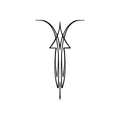 Pinstripes pin stripes lines Car Window Vinyl Decal Sticker Stickers 39