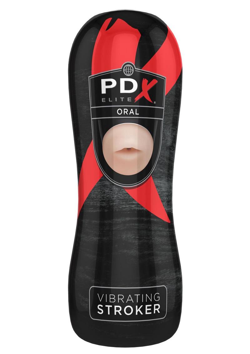 Pipedream Extreme Elite Vibrating Oral Masturbator with Bullet - Mouth - PhishStones Products