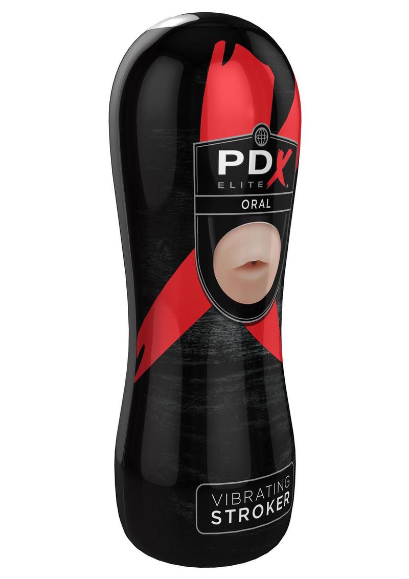 Pipedream Extreme Elite Vibrating Oral Masturbator with Bullet - Mouth - PhishStones Products