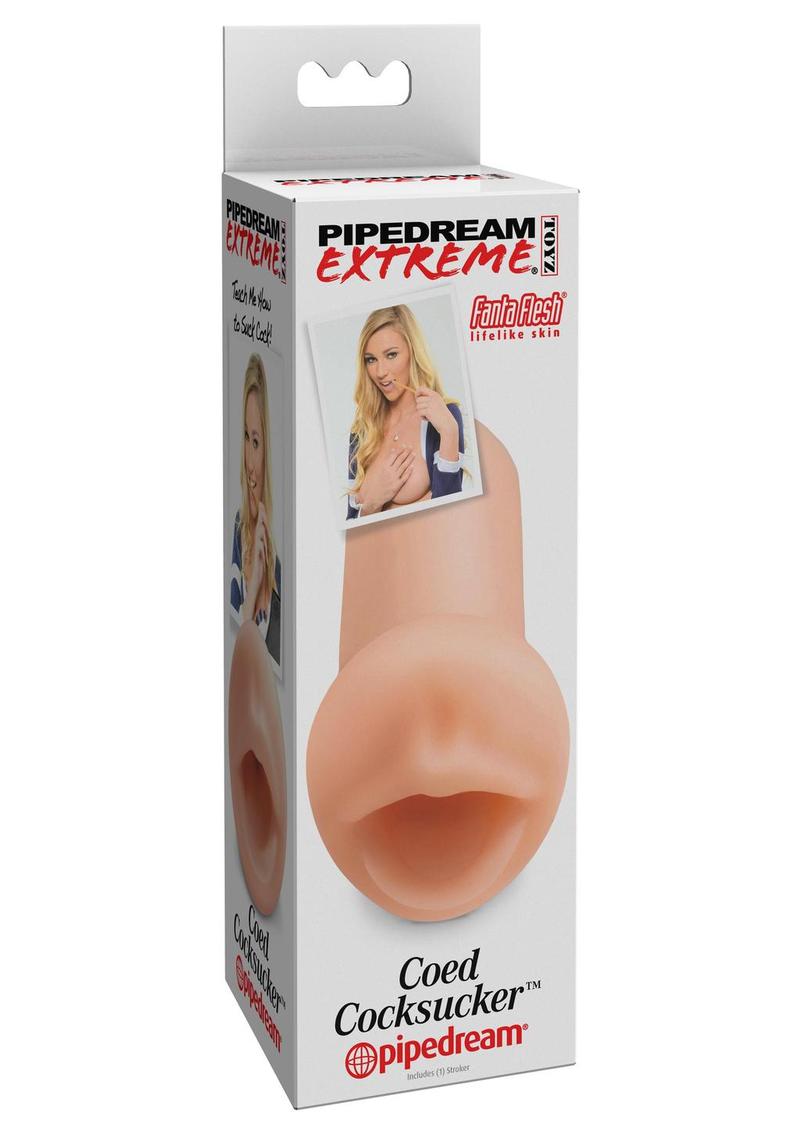Pipedream Extreme Toyz Coed Cocksucker Masturbator - Mouth - PhishStones Products