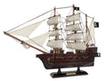 Wooden Fearless White Sails Pirate Ship Model 20""