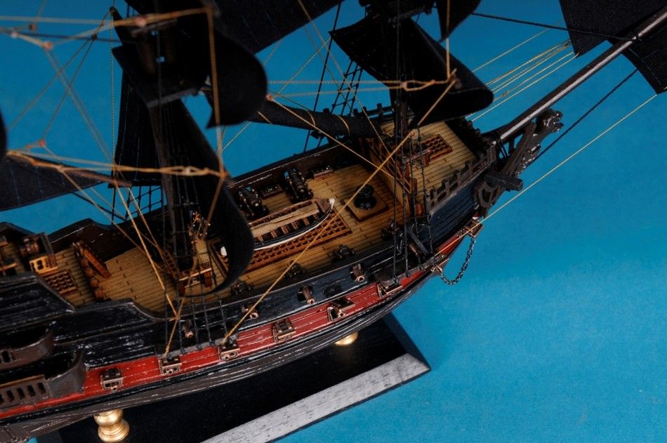 Captain Kidd's Black Falcon Limited Model Pirate Ship 15""