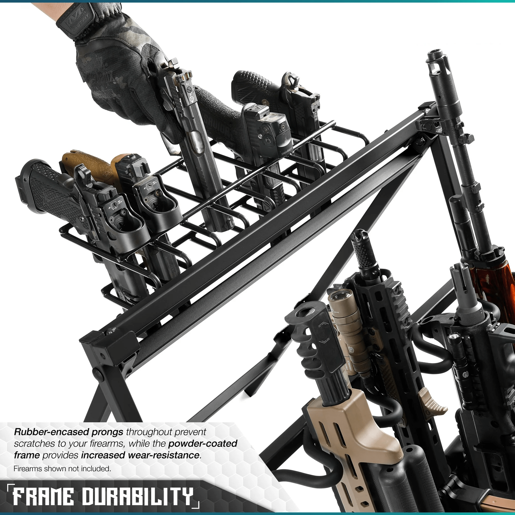 Pistol Rack Attachment for Shorty Rack of 9 - PhishStones Products