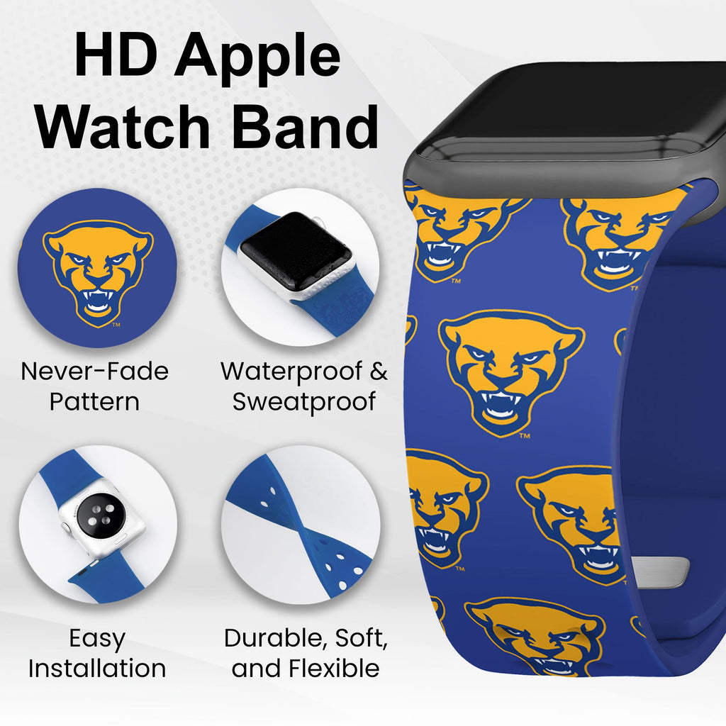 Pittsburgh Panthers HD Apple Watch Band - PhishStones Products