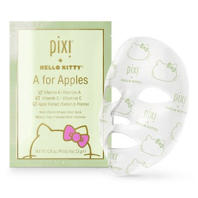 Pixi + Hello Kitty Sheet Multi - Vitamin Infusion Face Sheet Mask 3ct - Imperfect Box - PhishStones Products