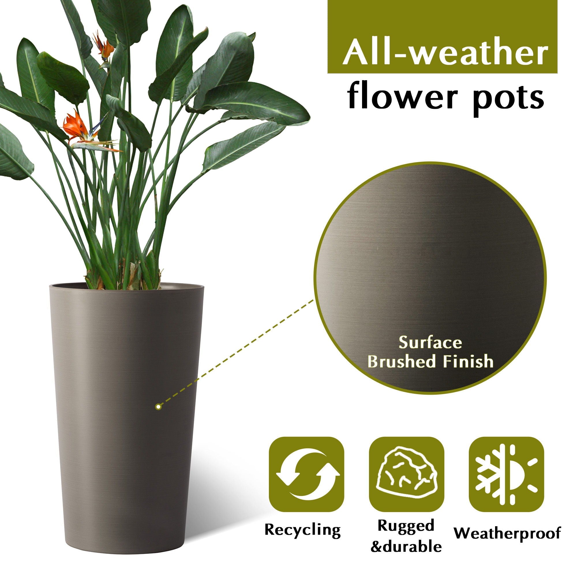 Planter For Outdoor - PhishStones Products