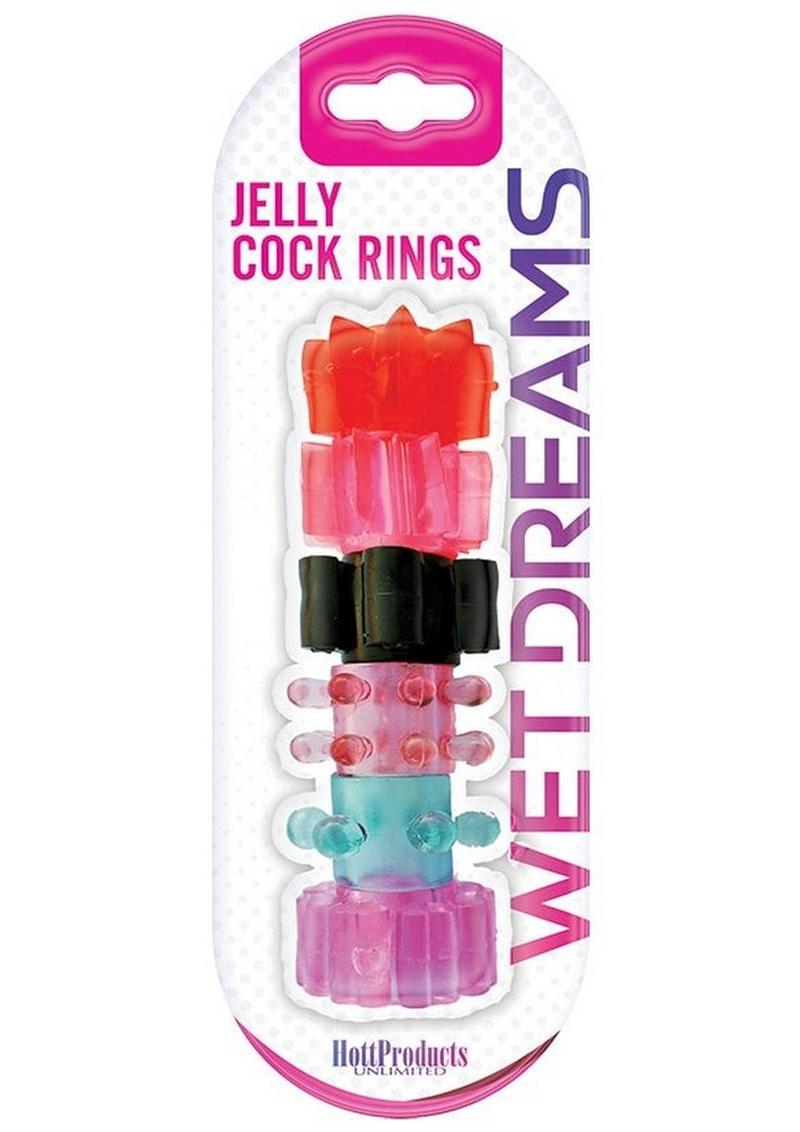 Pleasure Stars Jelly Cock Rings