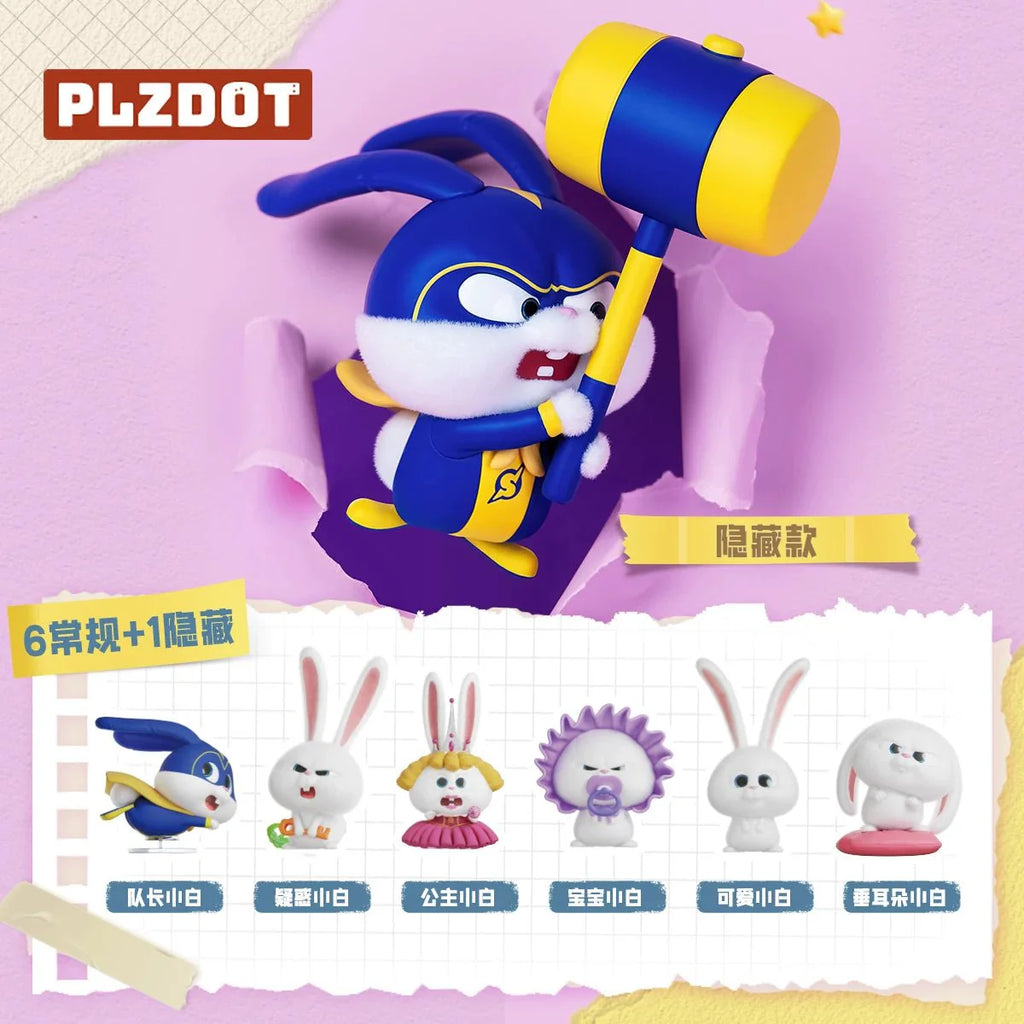 PLZDOT The Secret Life of Pets Snowball's Life Series Blind Box Figure