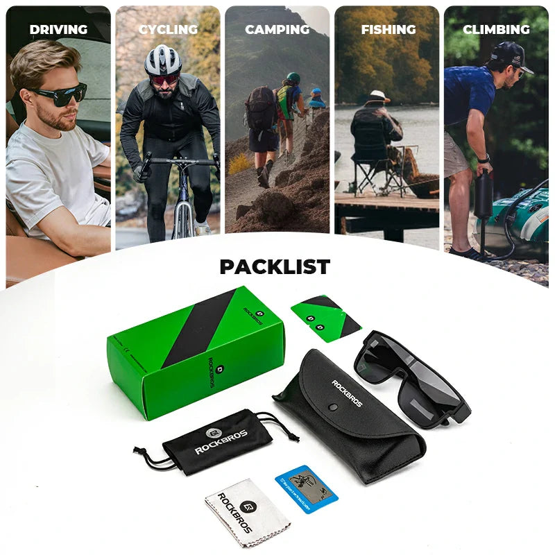 Polarized Glasses Fit Over UV400 Sunglasses for Men Women