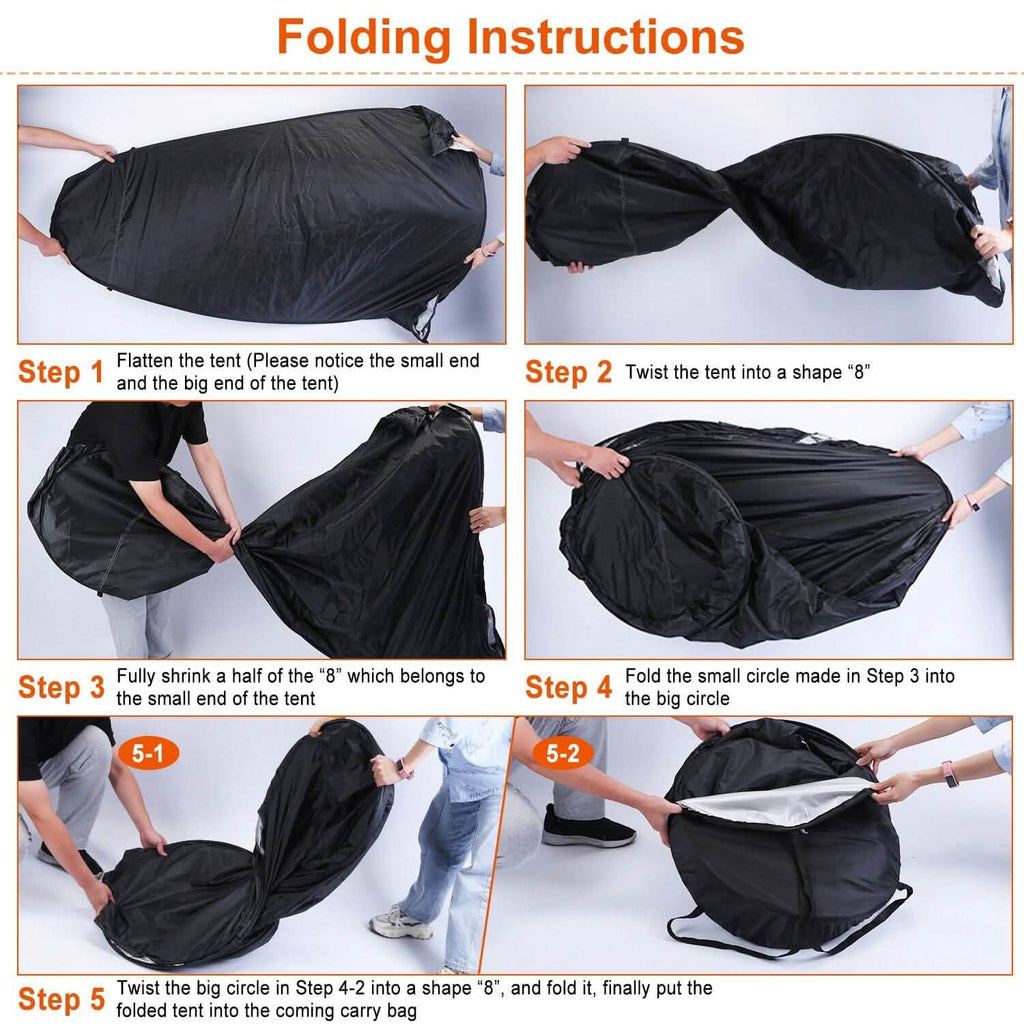 Pop Up Privacy Foldable Tent with Carry Bag - PhishStones Products