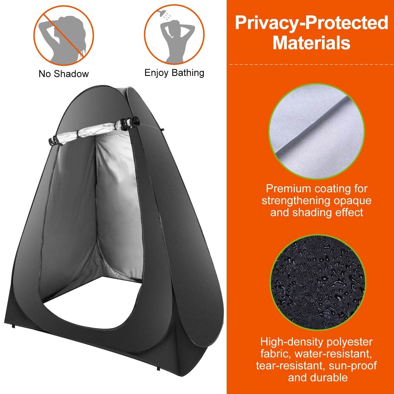 Pop Up Privacy Foldable Tent with Carry Bag - PhishStones Products