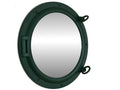 Seaworn Green Decorative Ship Porthole Mirror 15""