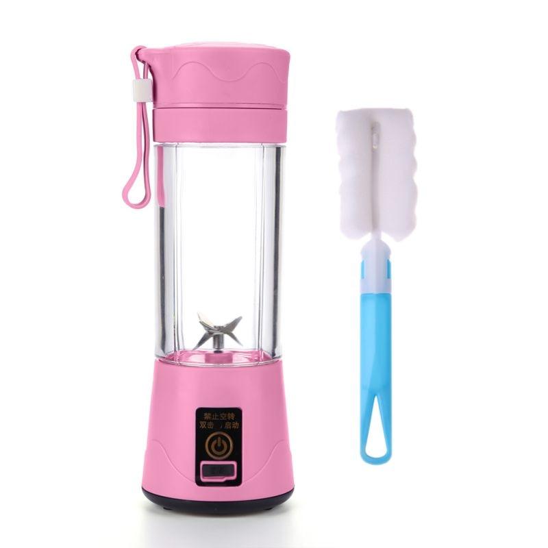 Portable Blender Mini Mixer Electric Juicer Machine Fresh Fruit Juice Blender Smoothie Maker Blender Cup Bottle A Travel Kitchen Portable USB Electric Fruit Juicer Squeezer Bottle Kitchen Tool for Orange Lemon - PhishStones Products