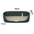 Portable Dog & Cat Training Potty with Splash Guard 15.75 x 11.81 x 4.33 in (40 x 30 x 11 cm) - Indoor/Outdoor Litter Box Trainer, Non - Slip Detachable Grid - PhishStones Products