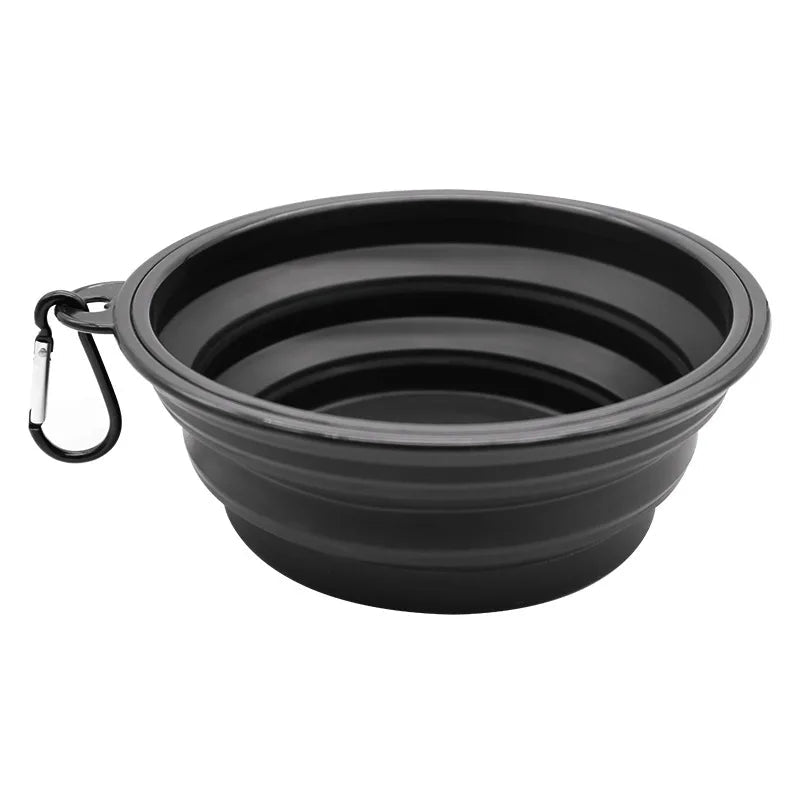 Portable Foldable Dog Bowl | Soft Silicone Travel Bowl for Food and Water - PhishStones Products