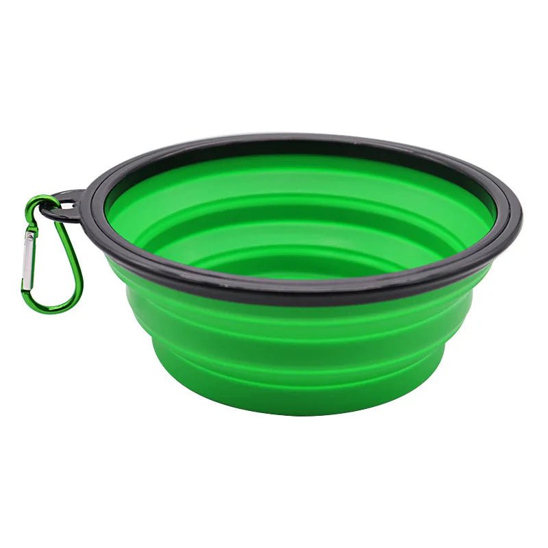 Portable Foldable Dog Bowl | Soft Silicone Travel Bowl for Food and Water - PhishStones Products