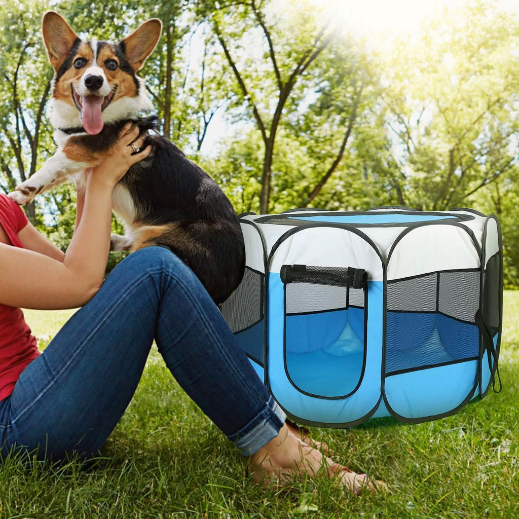 Portable Foldable Pet Playpen For Dogs Cats Other Pets - PhishStones Products
