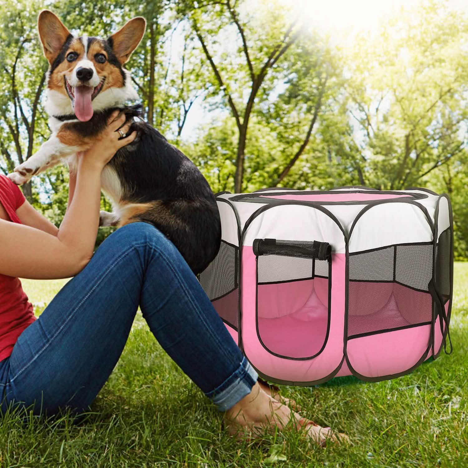 Portable Foldable Pet Playpen For Dogs Cats Other Pets - PhishStones Products