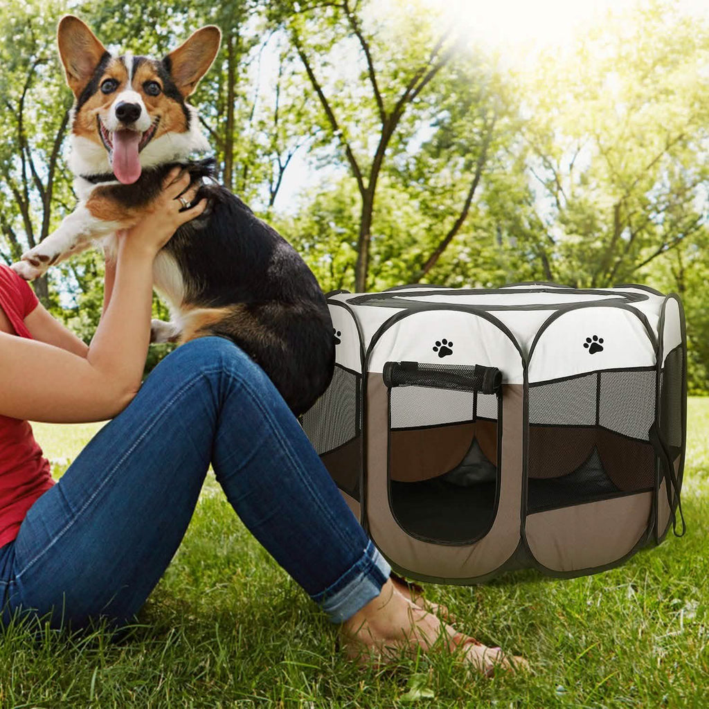 Portable Foldable Pet Playpen For Dogs Cats Other Pets - PhishStones Products