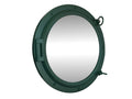 Seaworn Green Decorative Ship Porthole Mirror 24""