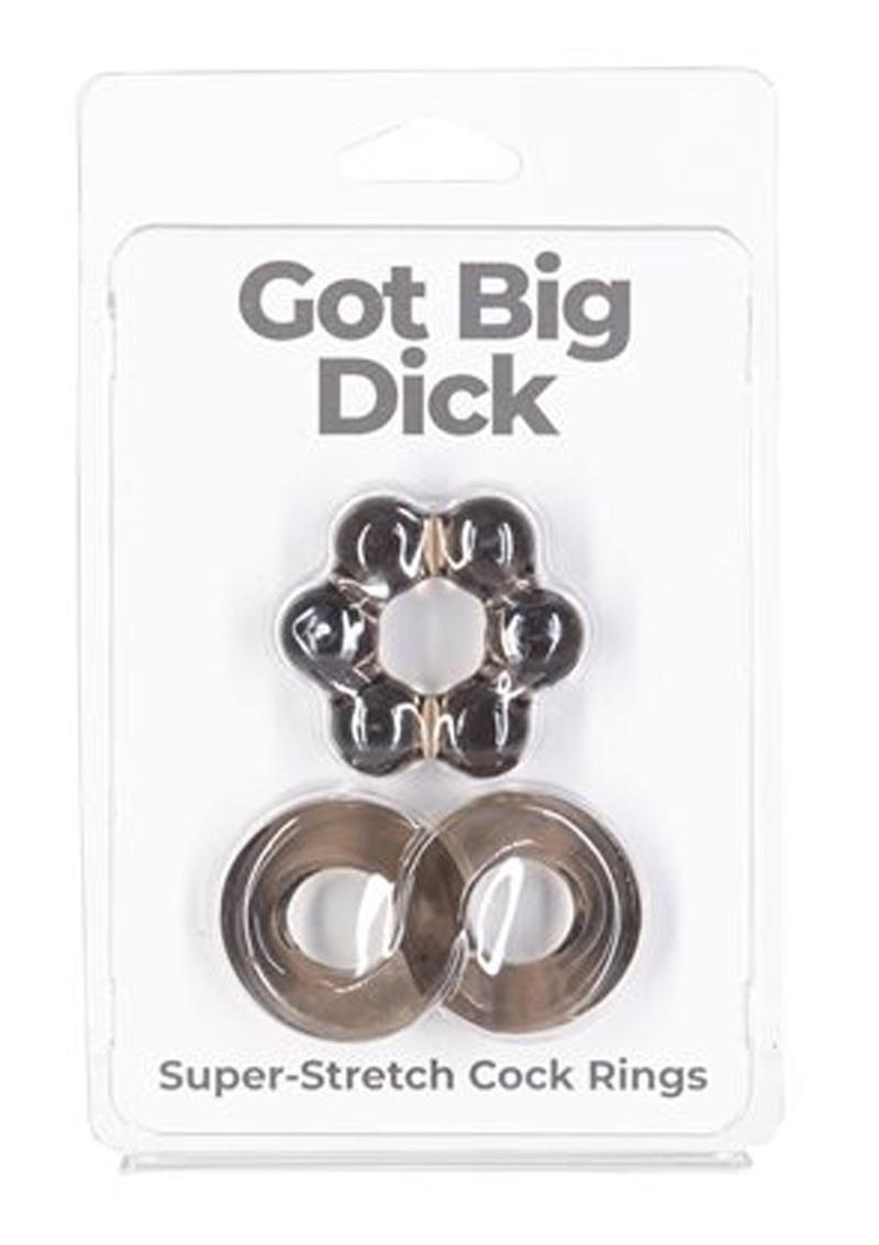 Powerbullet Got Big D Super Stretch Cock Rings