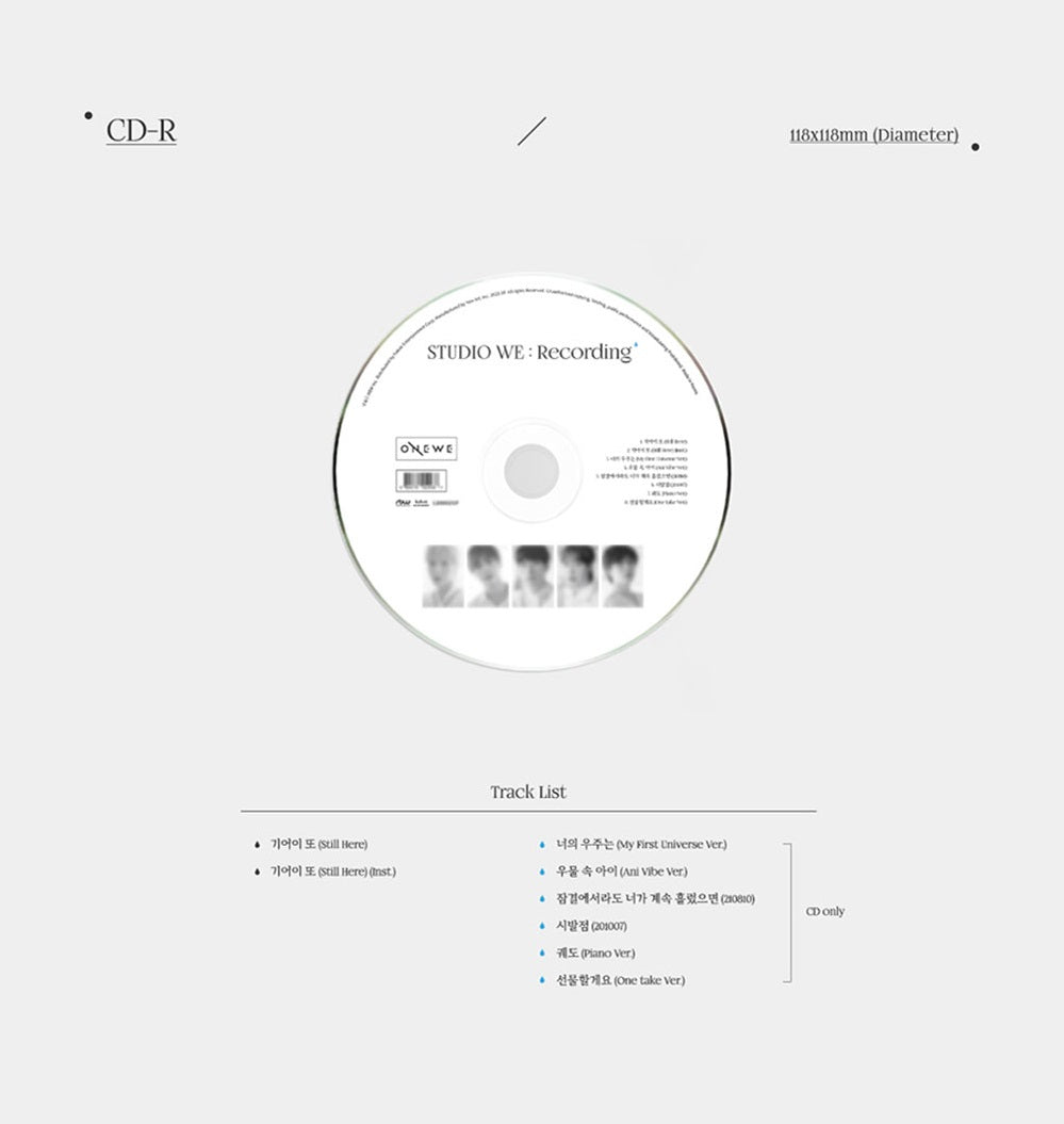 Onewe 3rd Demo Album - Studio We : Recording #3