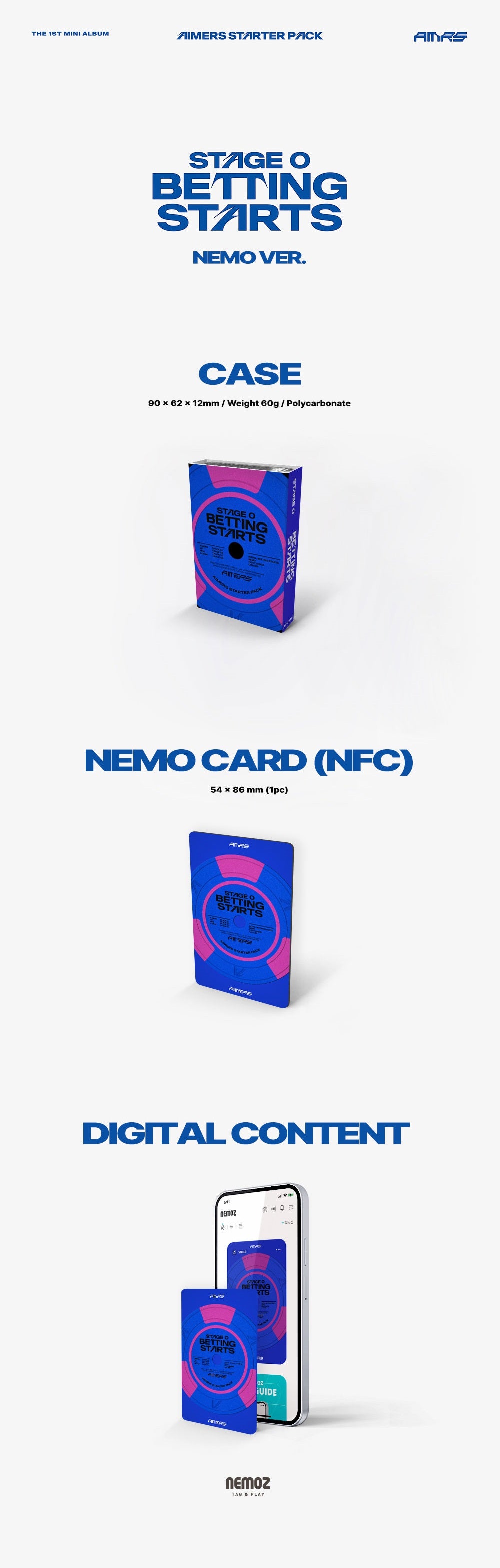 Aimers 1st Mini Album - Stage 0. Betting Starts (Nemo Ver.)