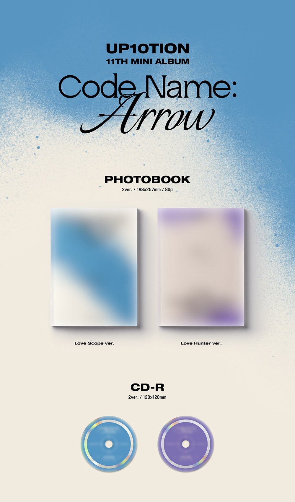Up10Tion 11th Mini Album - Code Name: Arrow