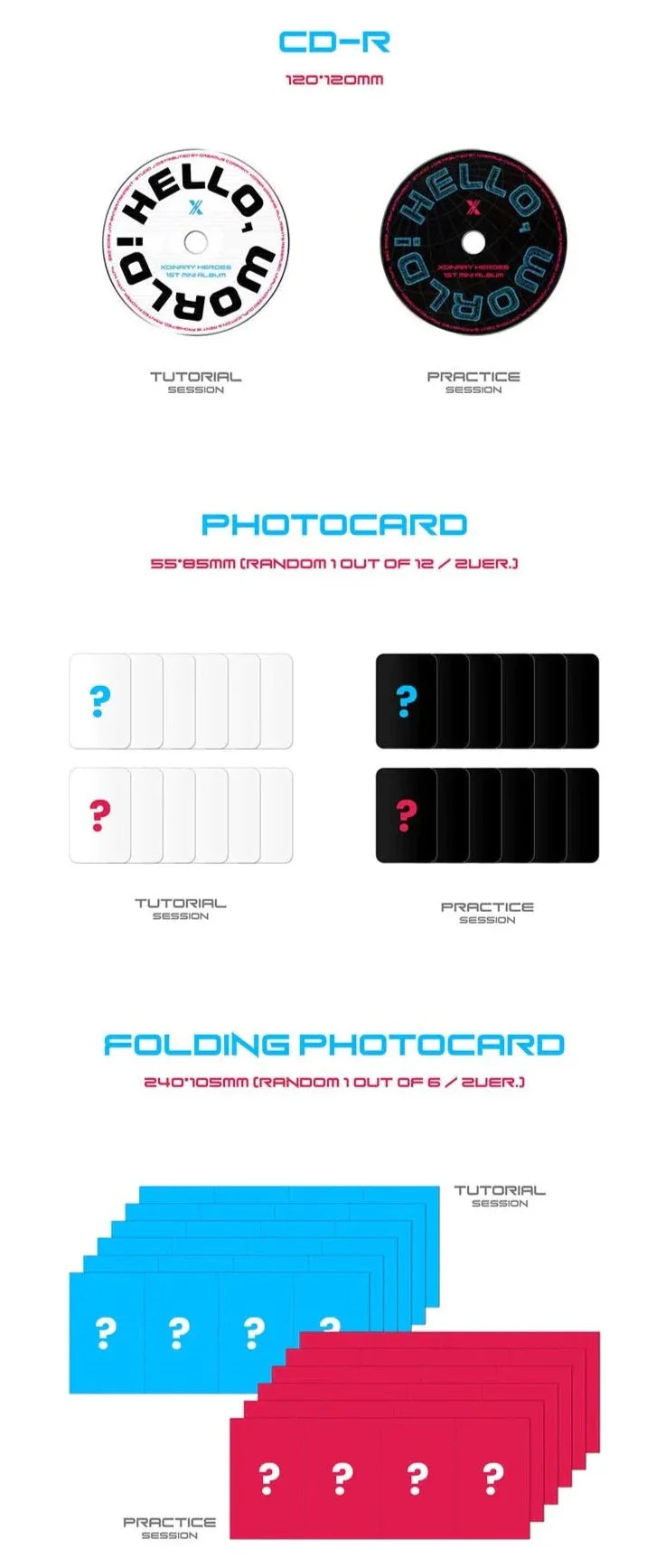 Xdinary-Heroes - 1st Mini Album Hello World