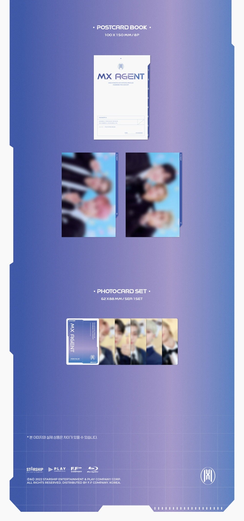 MONSTA X - 2022 6th Official Fanclub Monbebe Fan-Concert Mx Agent:  Blu-Ray