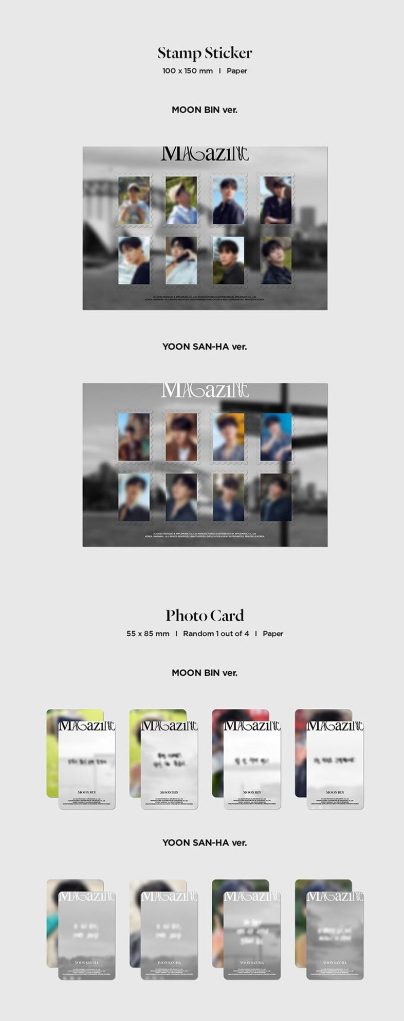 Astro Moon Bin & San-Ha 2022 Official Photobook [Magazine]