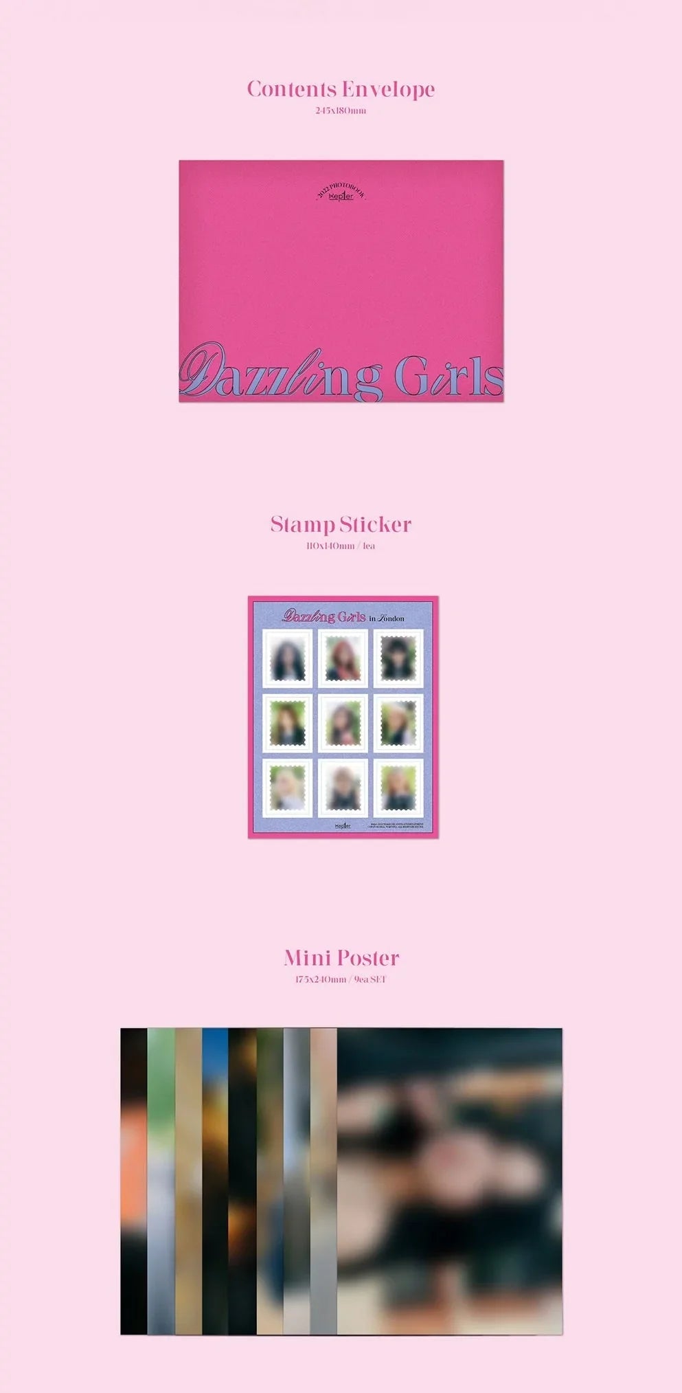 Kep1er 2022 Photobook - Dazzling Girls In London