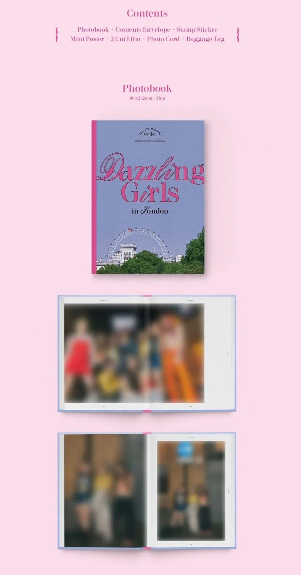 Kep1er 2022 Photobook - Dazzling Girls In London
