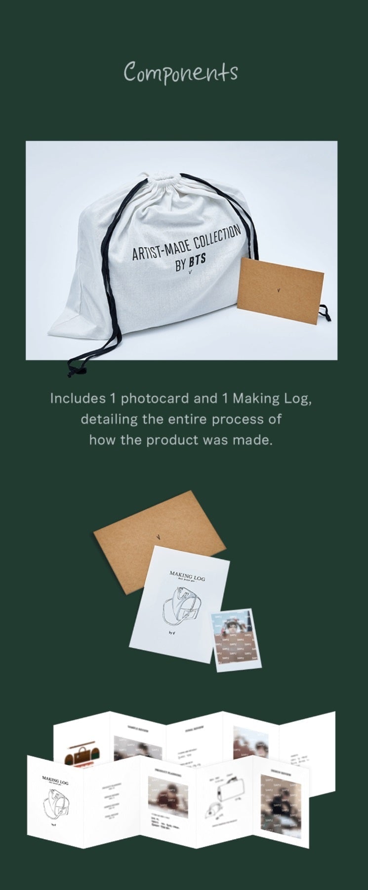 BTS x Hybe:  Artist-Made Collection By BTS V