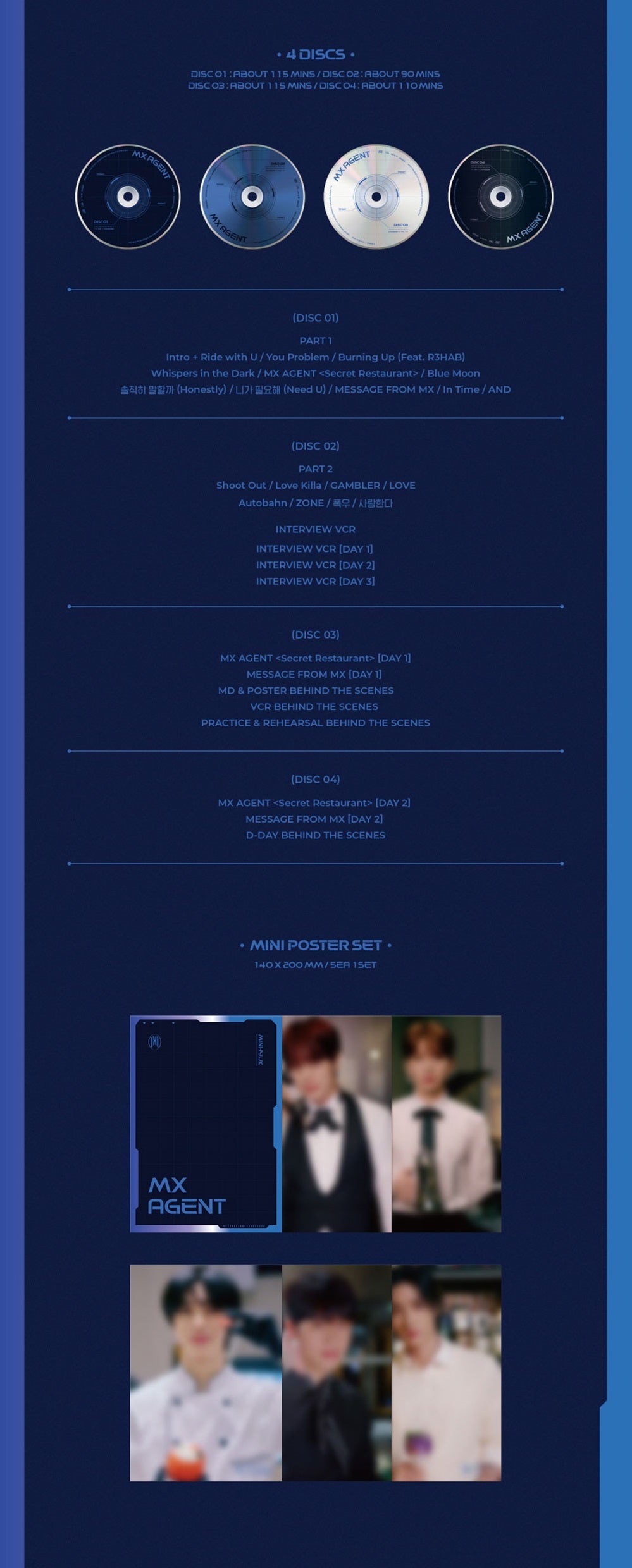 MONSTA X - 2022 6th Official Fanclub Monbebe Fan-Concert Mx Agent: DVD