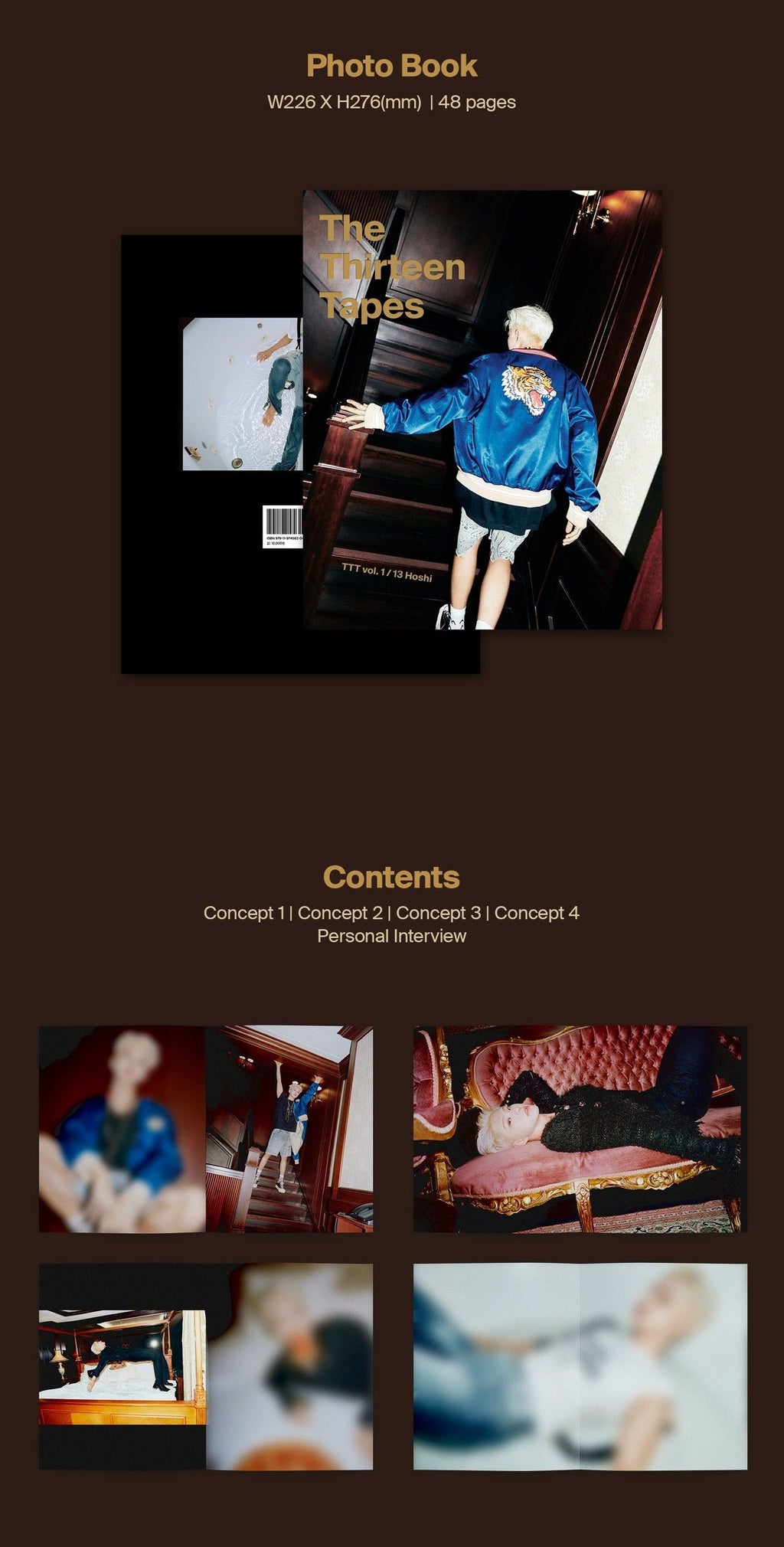 Seventeen Photobook [The Thirteen Tapes] Vol 1/13 Hoshi