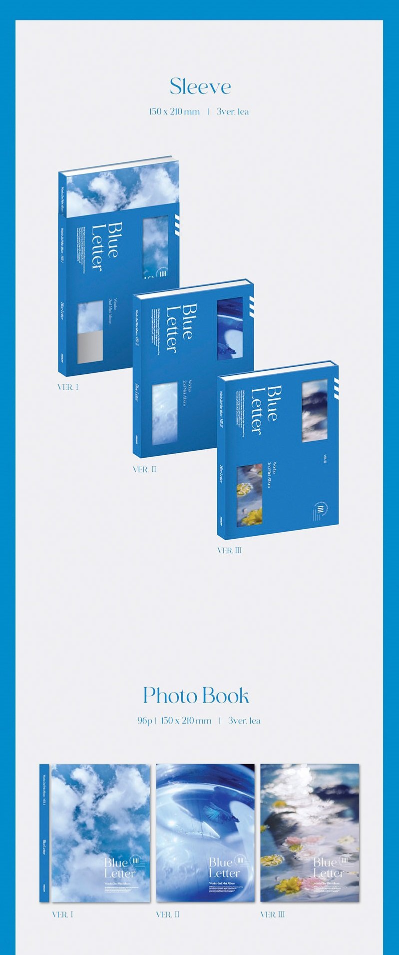 Wonho 2nd Mini Album - Blue Letter