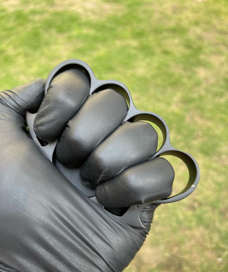 Premium Hand Casted Engraved Black Edition knuckle - PhishStones Products