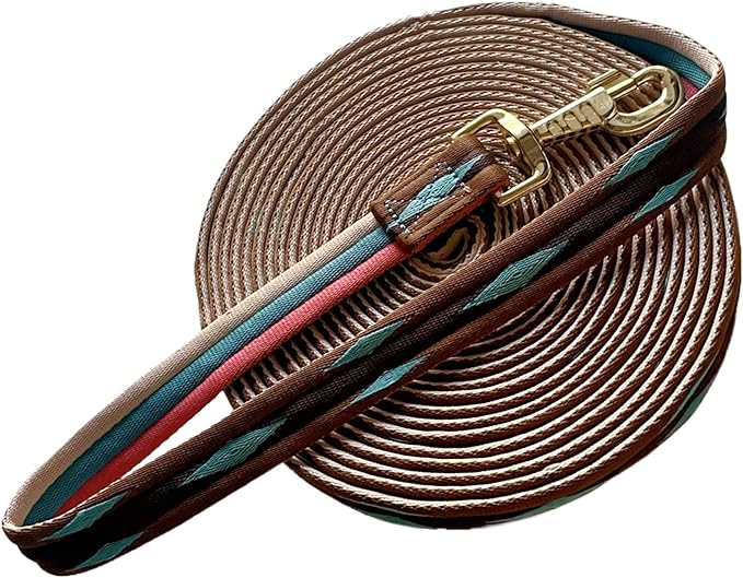 Premium Horse Training Lunge Line with Alloy Trigger Buckle for Accurate Equestrian Training of 26 Foot (8 Meters) - PhishStones Products
