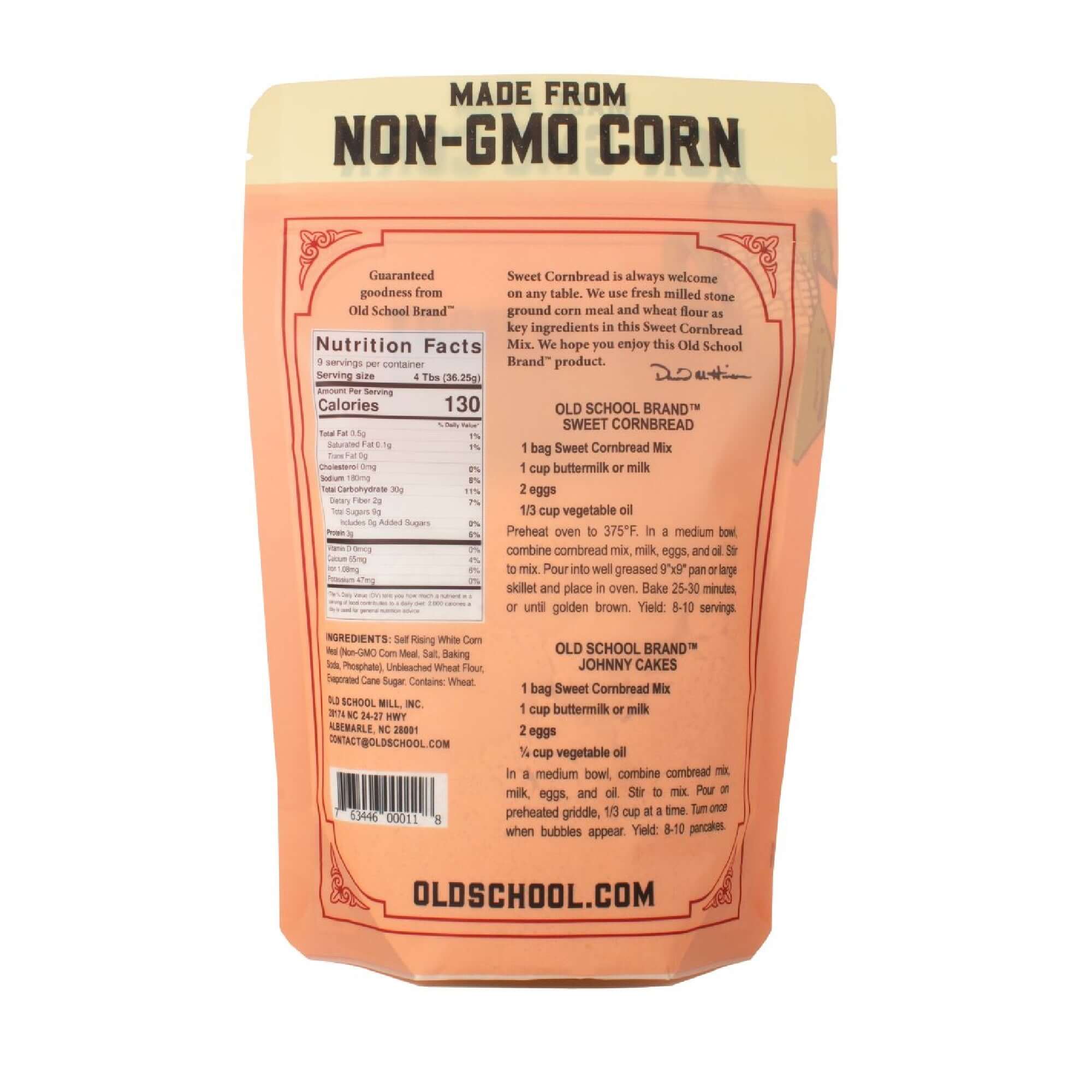 Old School Brand Sweet Cornbread Mix