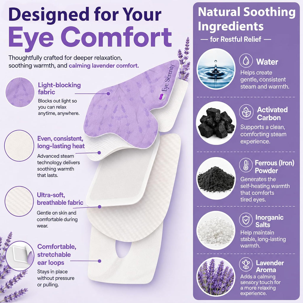 Eye Serenity Steam Eye Mask - LAVENDER