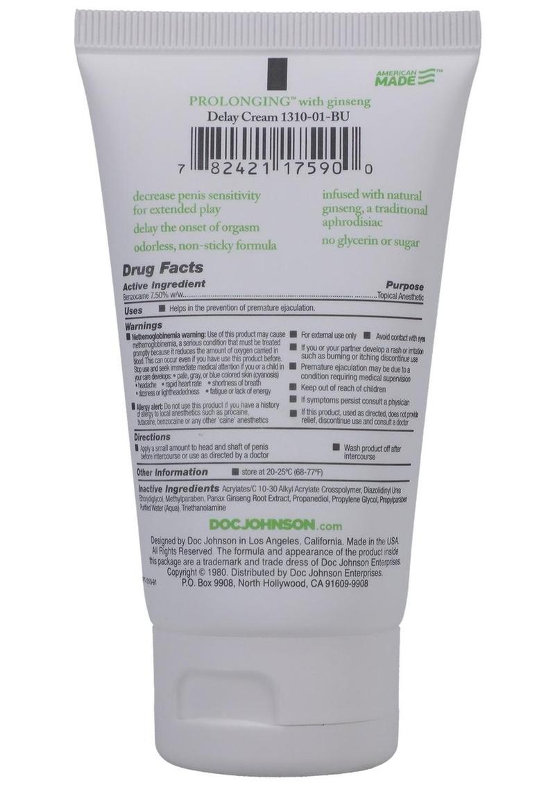 Prolonging Delay Cream For Men