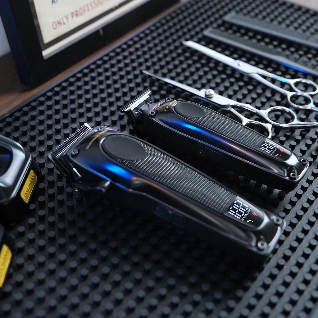 The Black Obsidian Professional Clipper and Trimmer Set - HC776BX