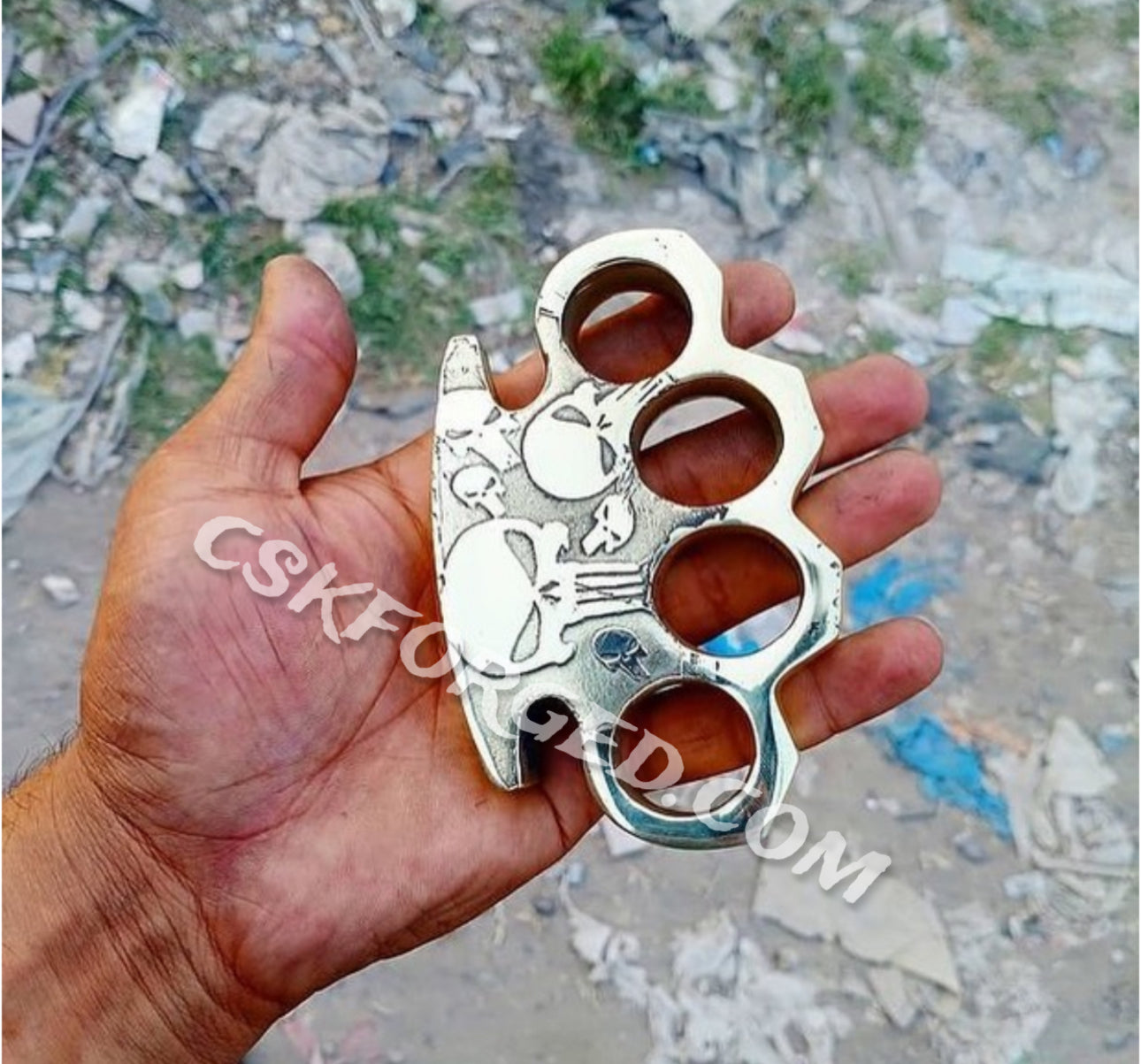 "Punisher Skull Knuckle – Tactical Self - Defense Gear" - PhishStones Products