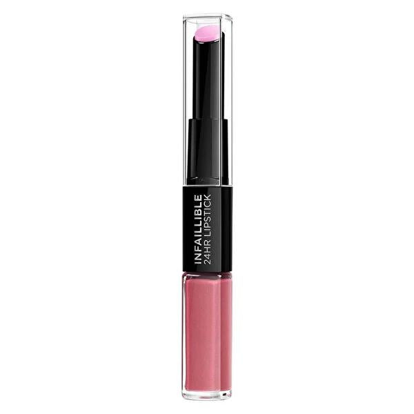 L'OrŽal Paris Infaillible 2-Step Long Lasting Lipstick and Lip Balm - 24 Hour Durable Lip Color with Moisturizing Balm Component