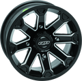 QuadBoss, QuadBoss Blitz 14x7 PowerSports Wheel - 4/110 Bolt Pattern, 5+2 Offset, Model 608460